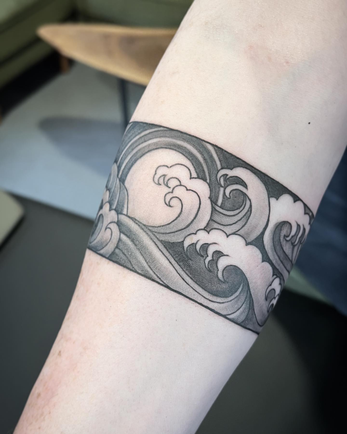 Tattoo by @hiddenheart_tattoo — black_and_grey
