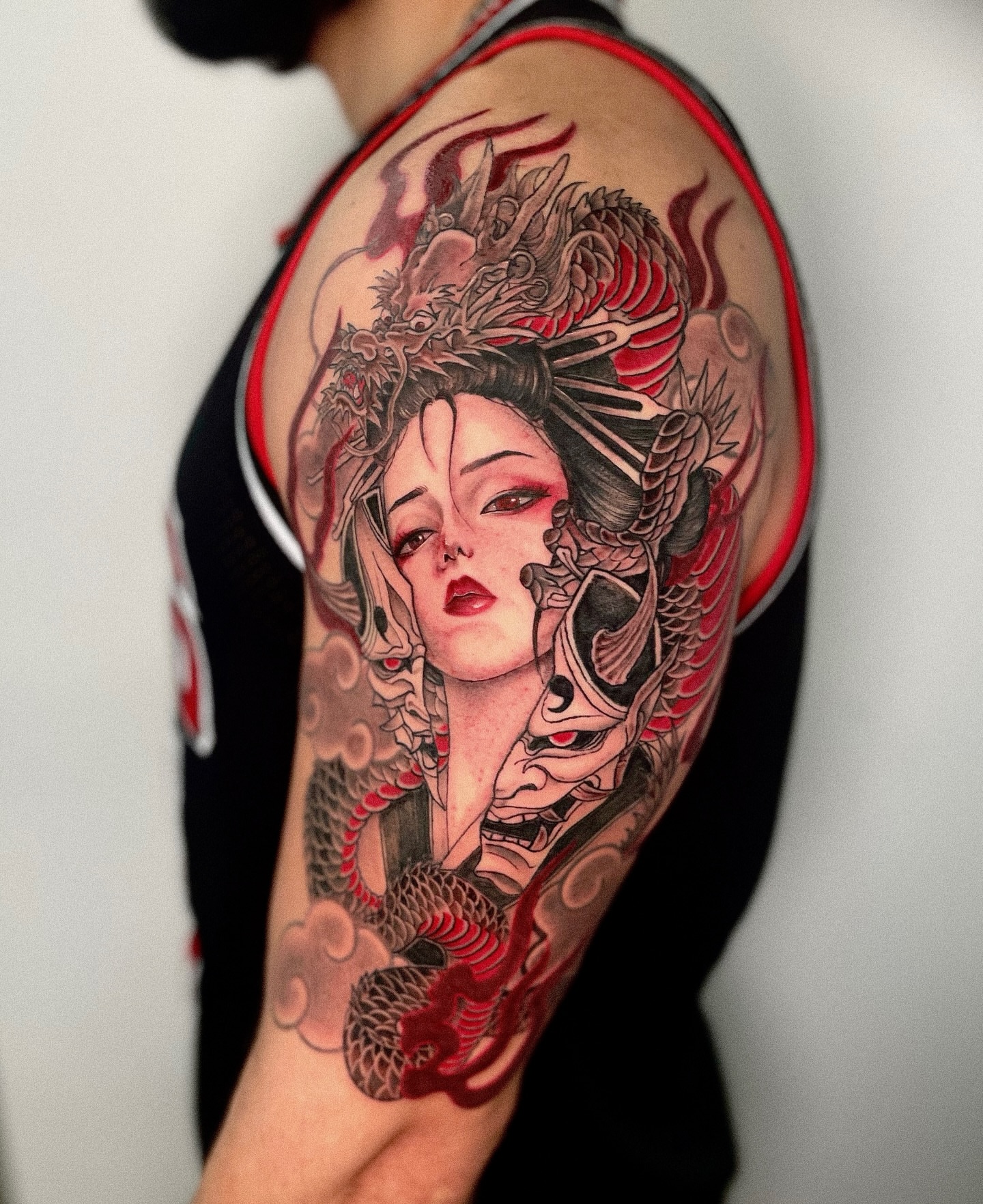Tattoo by @migeon_tattoo — japanese_irezumi, realism