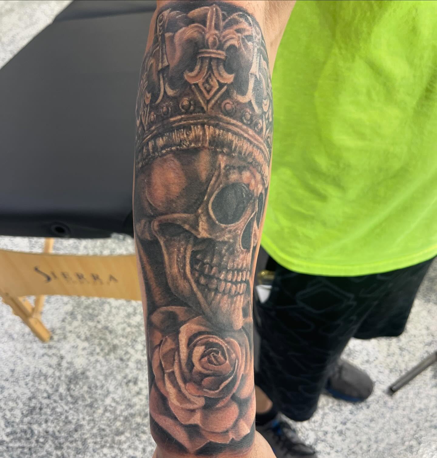 Tattoo by @dragonflytattoostudio — realism, dark_realism