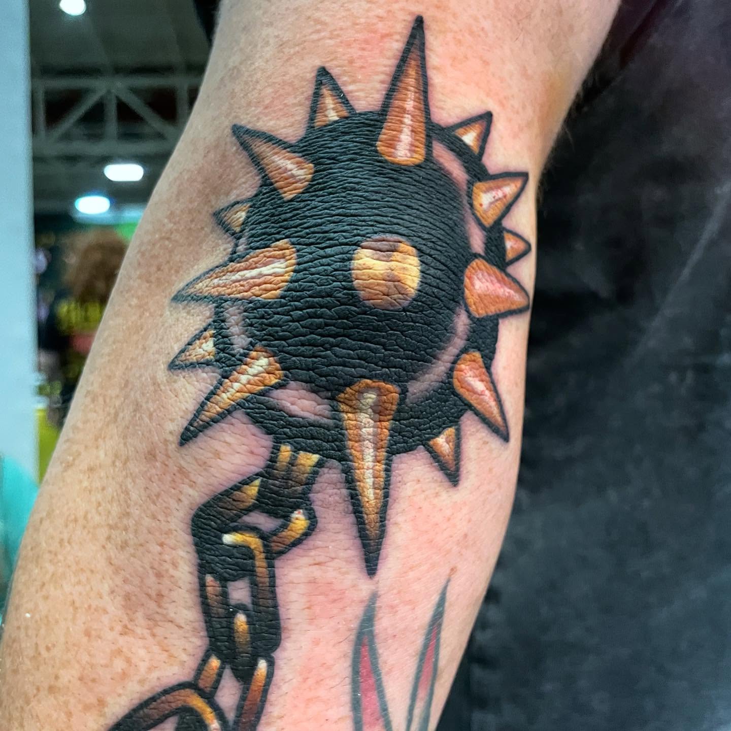 Tattoo by @shesarudemisfit — american_traditional, dotwork