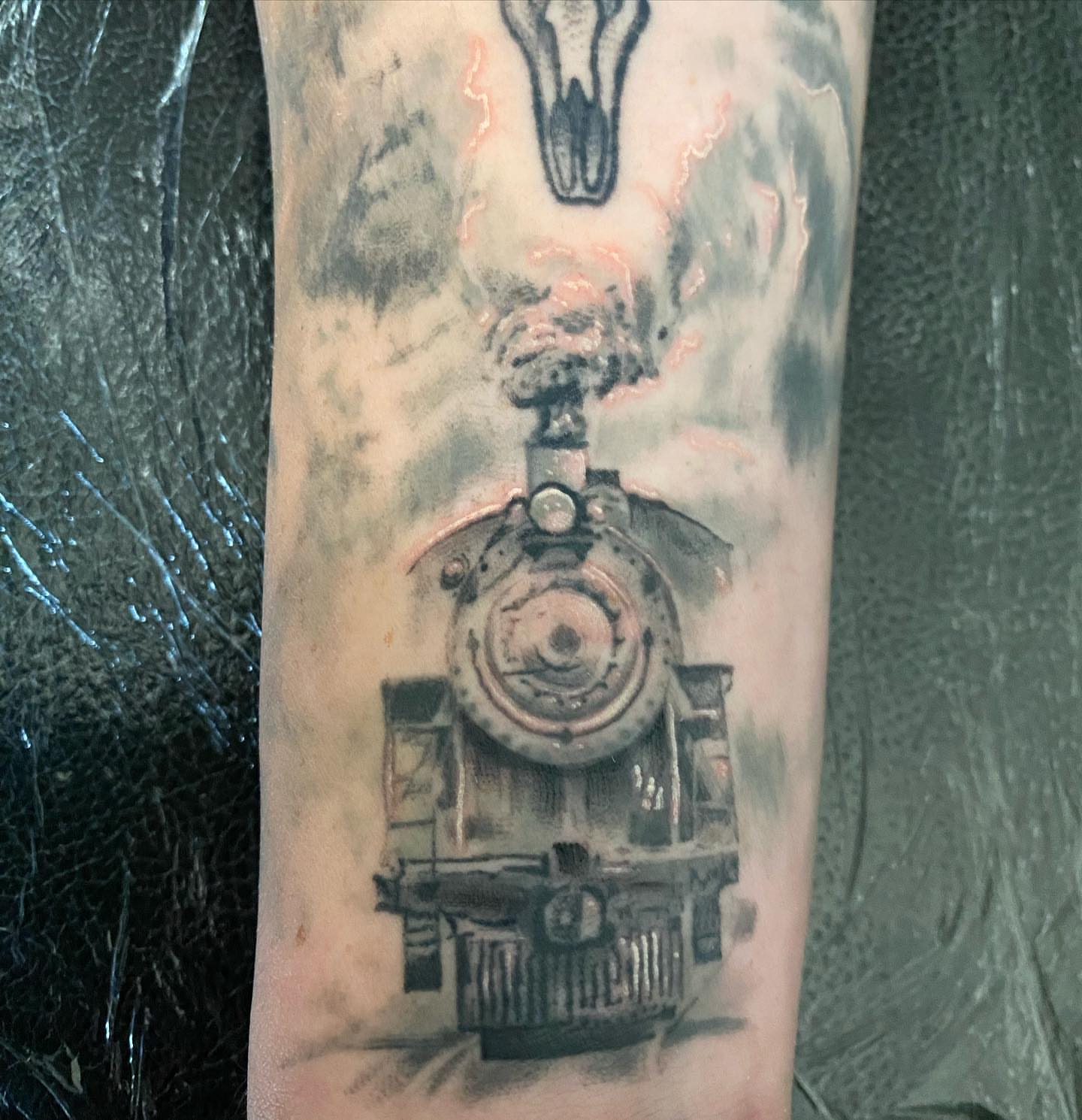 Tattoo by @jpeck_tattoos — realism, black_and_grey
