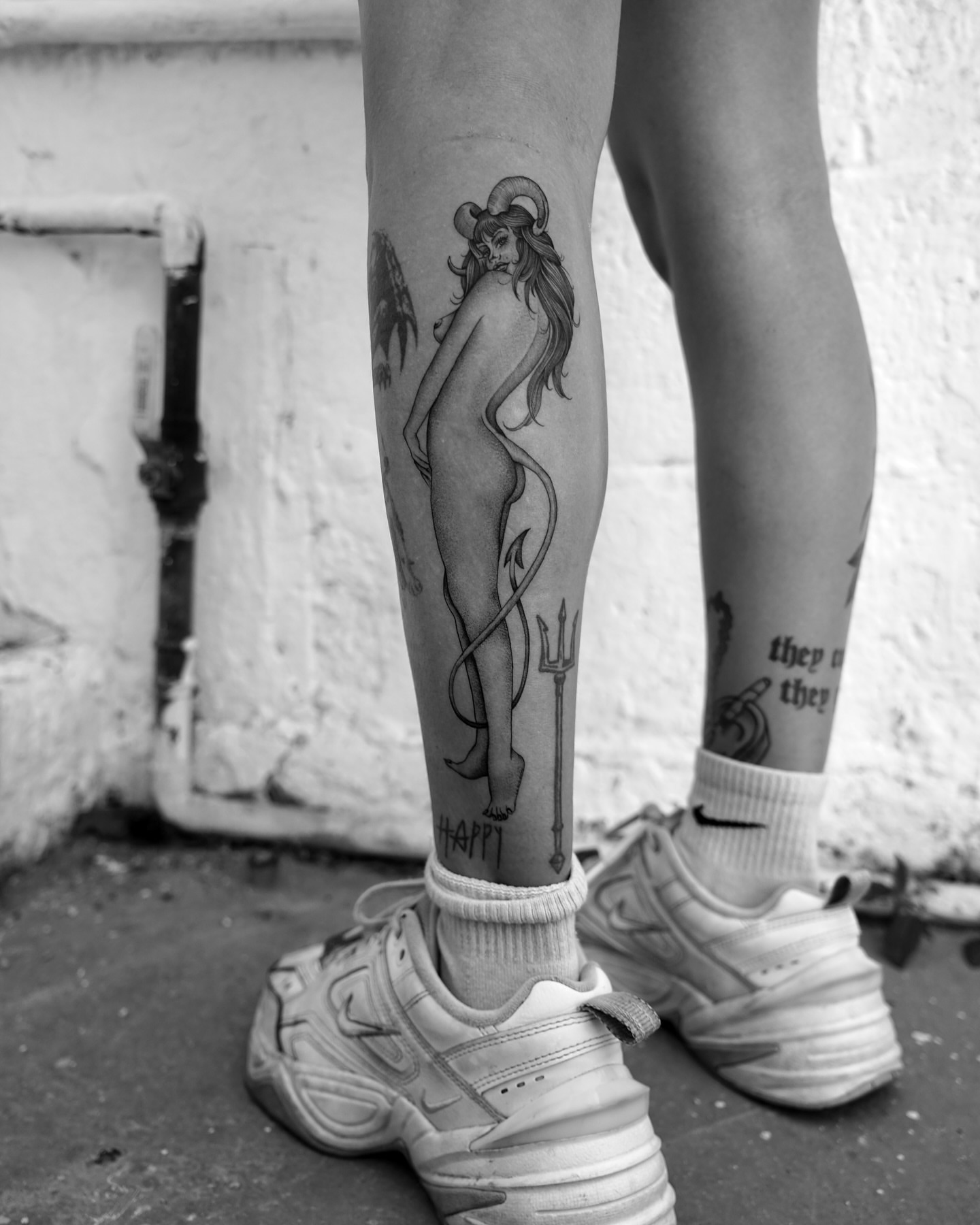 Tattoo by @chriscalibur_ — black_and_grey