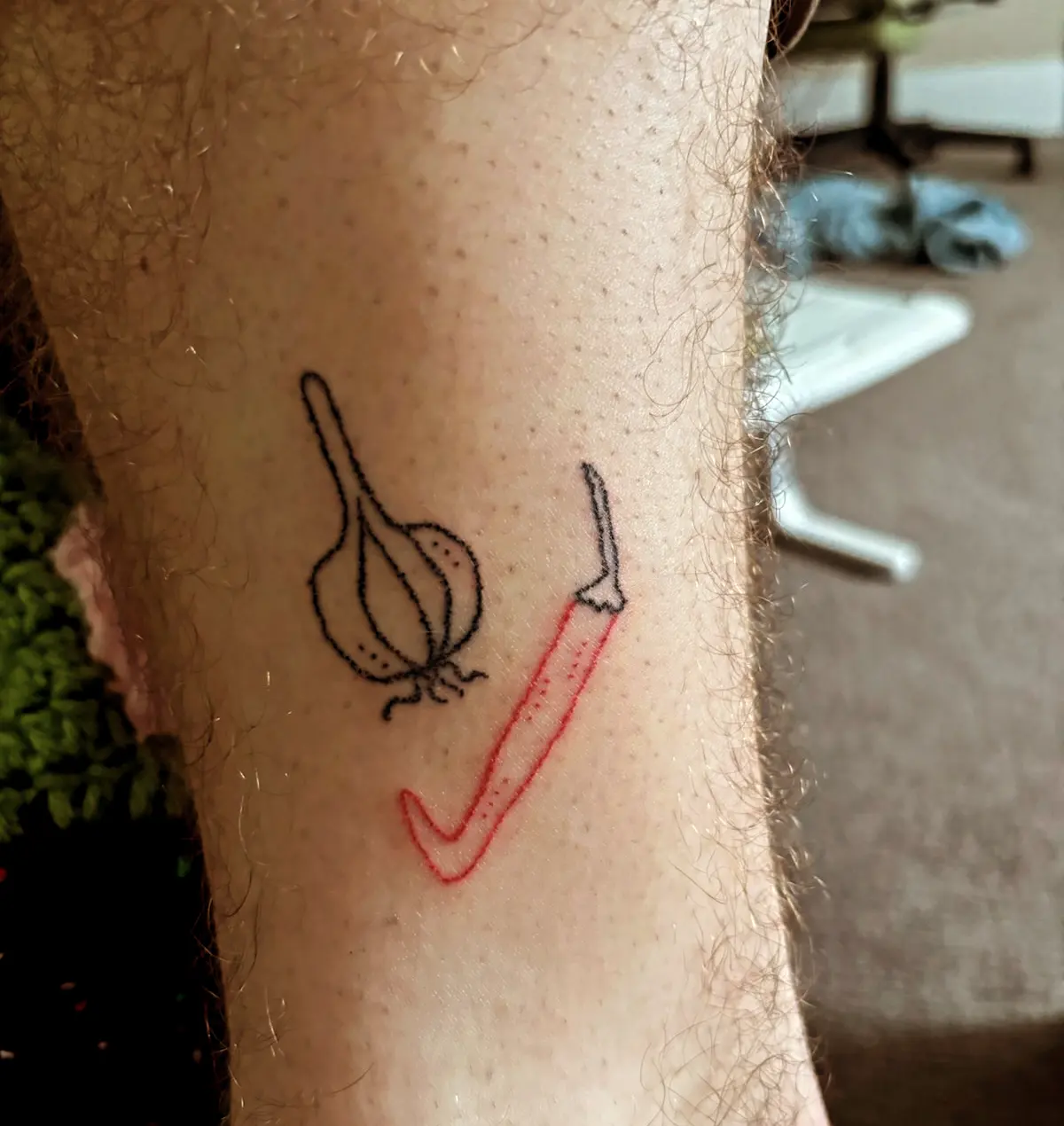 Tattoo by @sticky.geranium.tattoos — geometric