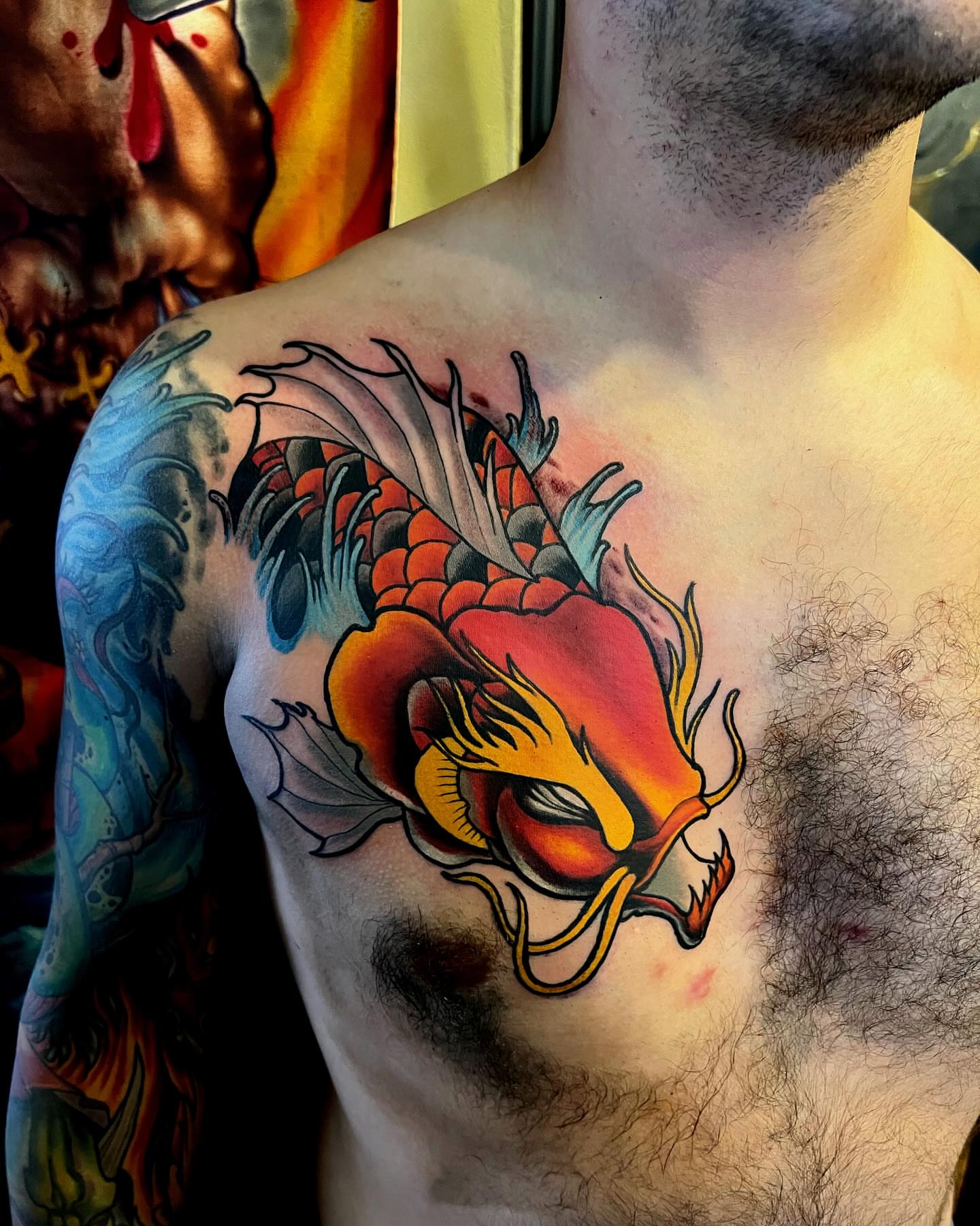 Tattoo by @heystraydog — japanese_irezumi