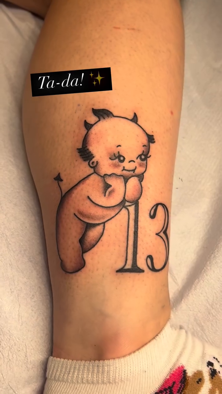 Tattoo by @rubyparkertattoos — black_and_grey, chicano