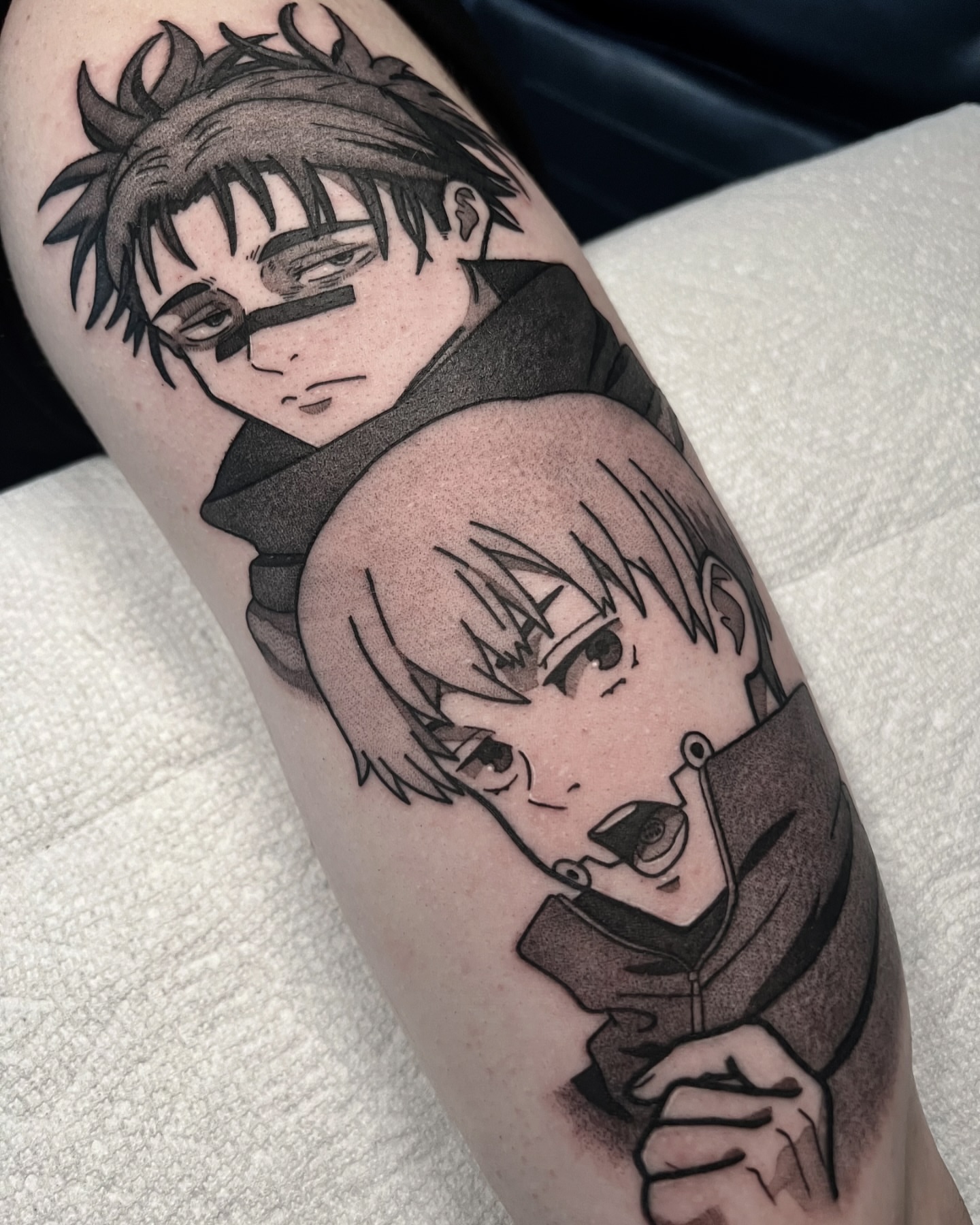 Tattoo by @bingtattoos — anime
