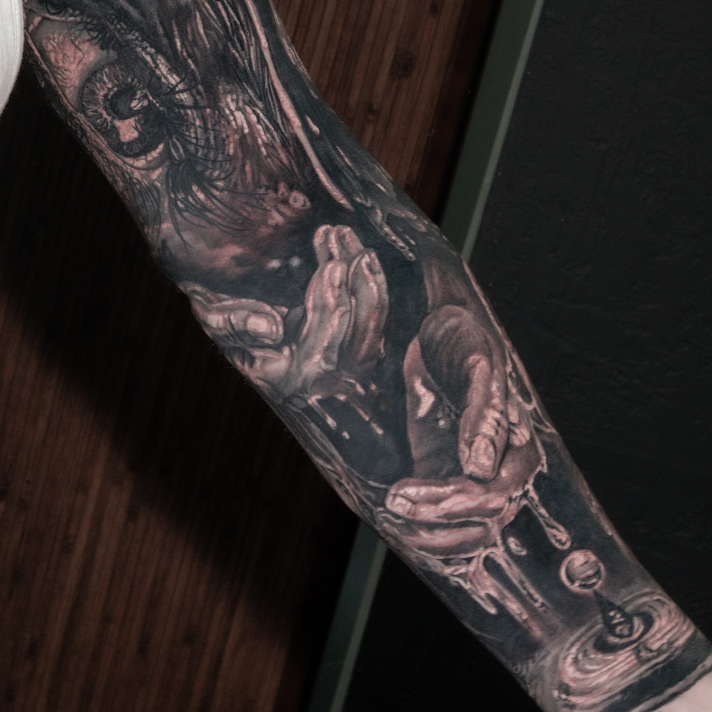 Tattoo by @mike.fd.tattoos — realism, dark_realism