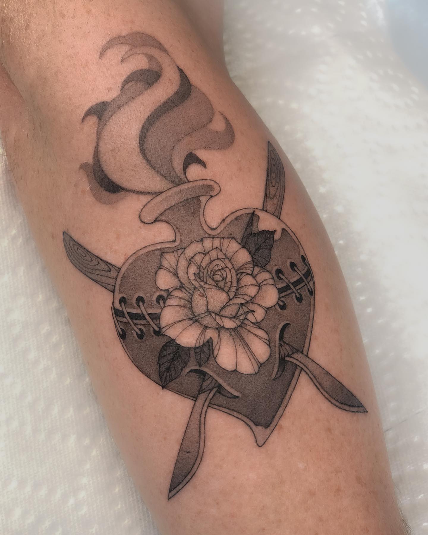 Tattoo by @jjjaylud — black_and_grey