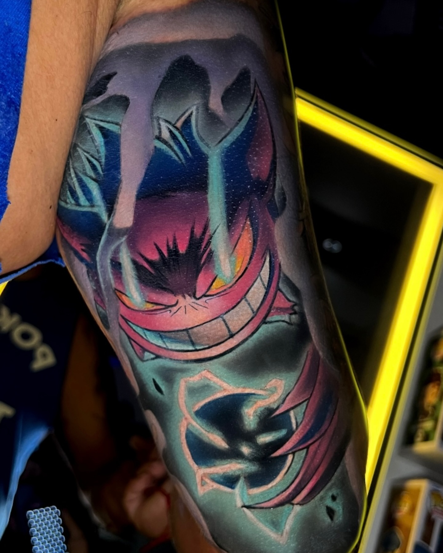 Tattoo by @nightcitytattoos β anime, dotwork