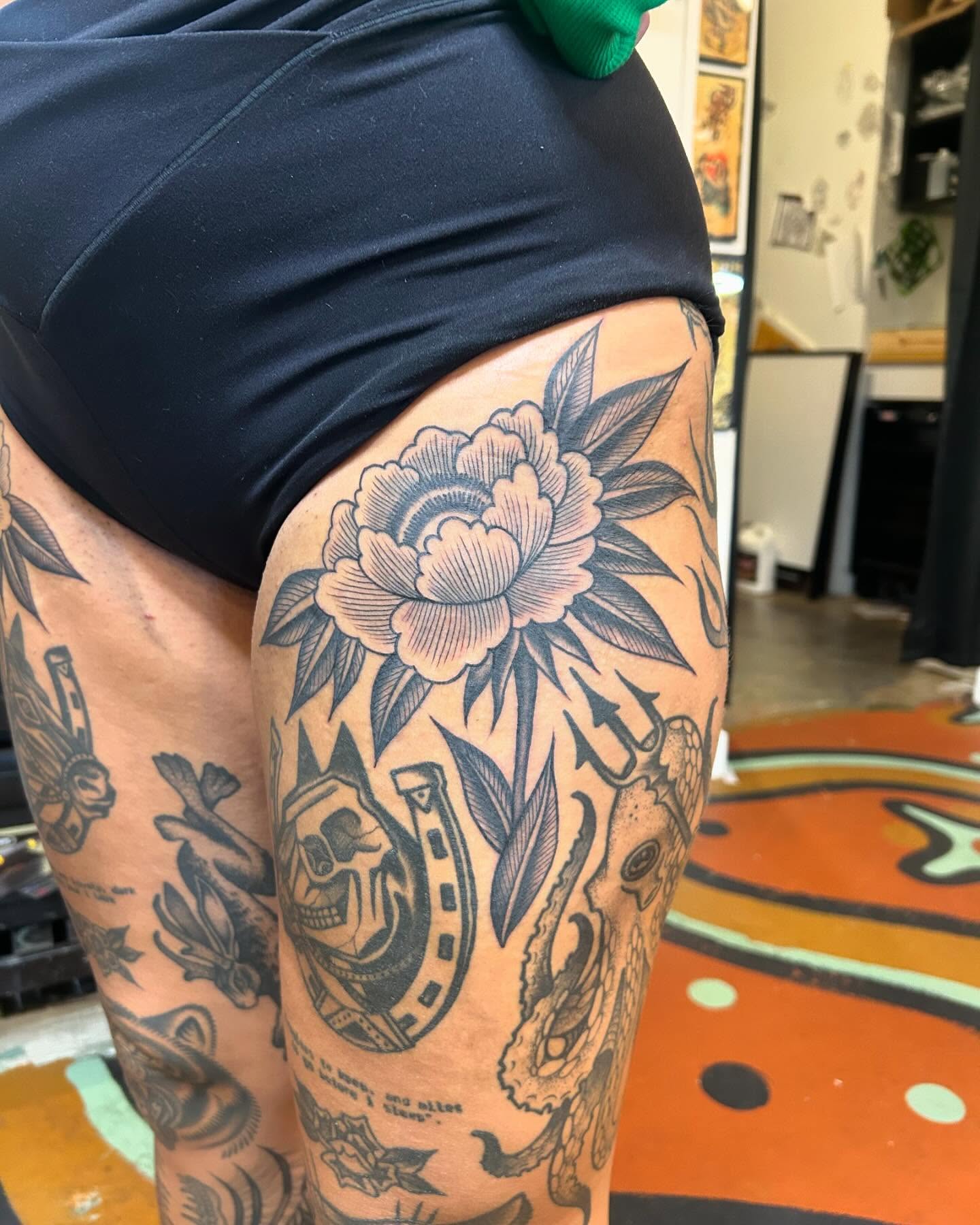 Tattoo by @samperrytattoos โ american_traditional, black_and_grey