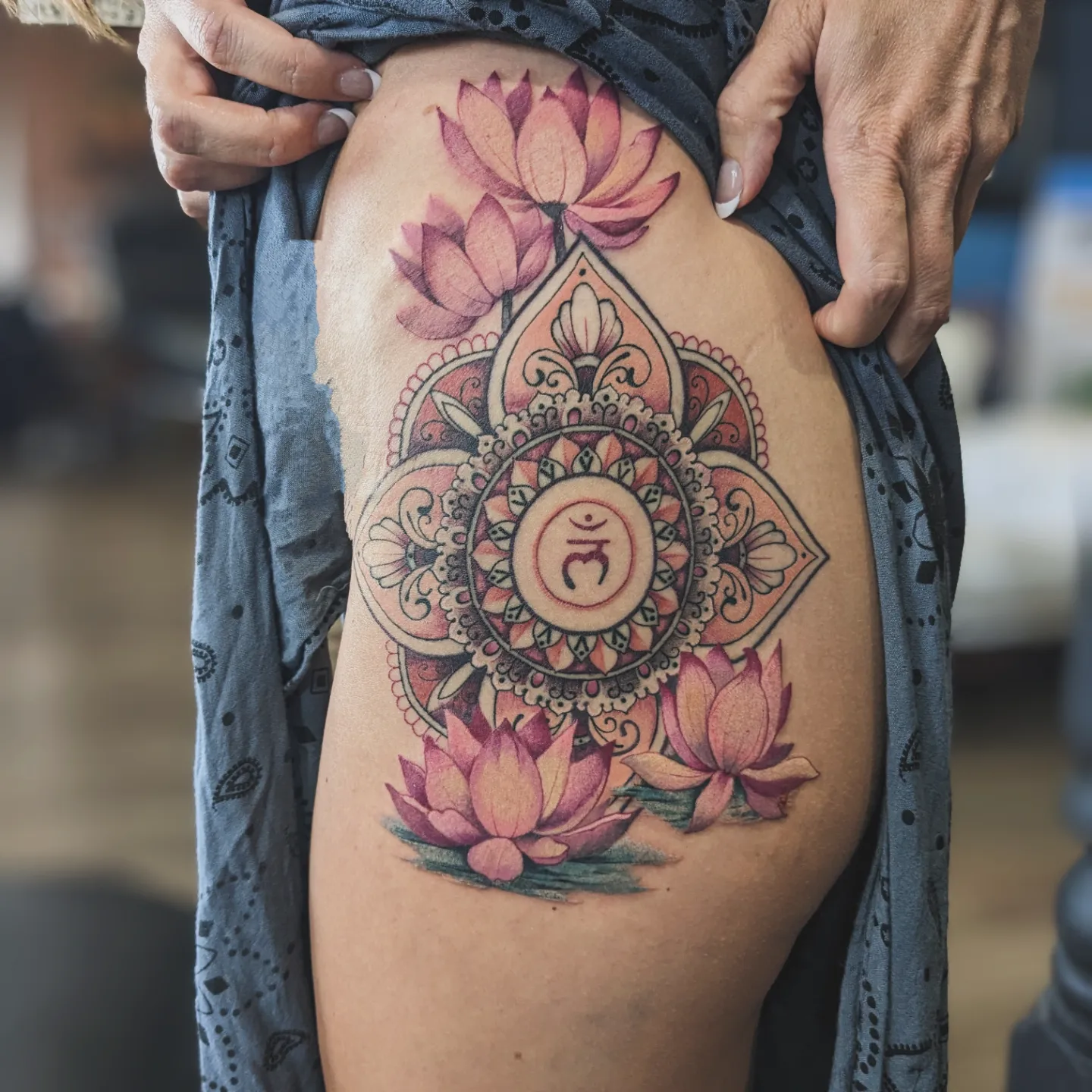 Tattoo by @lizzywiglz — geometric, ornamental