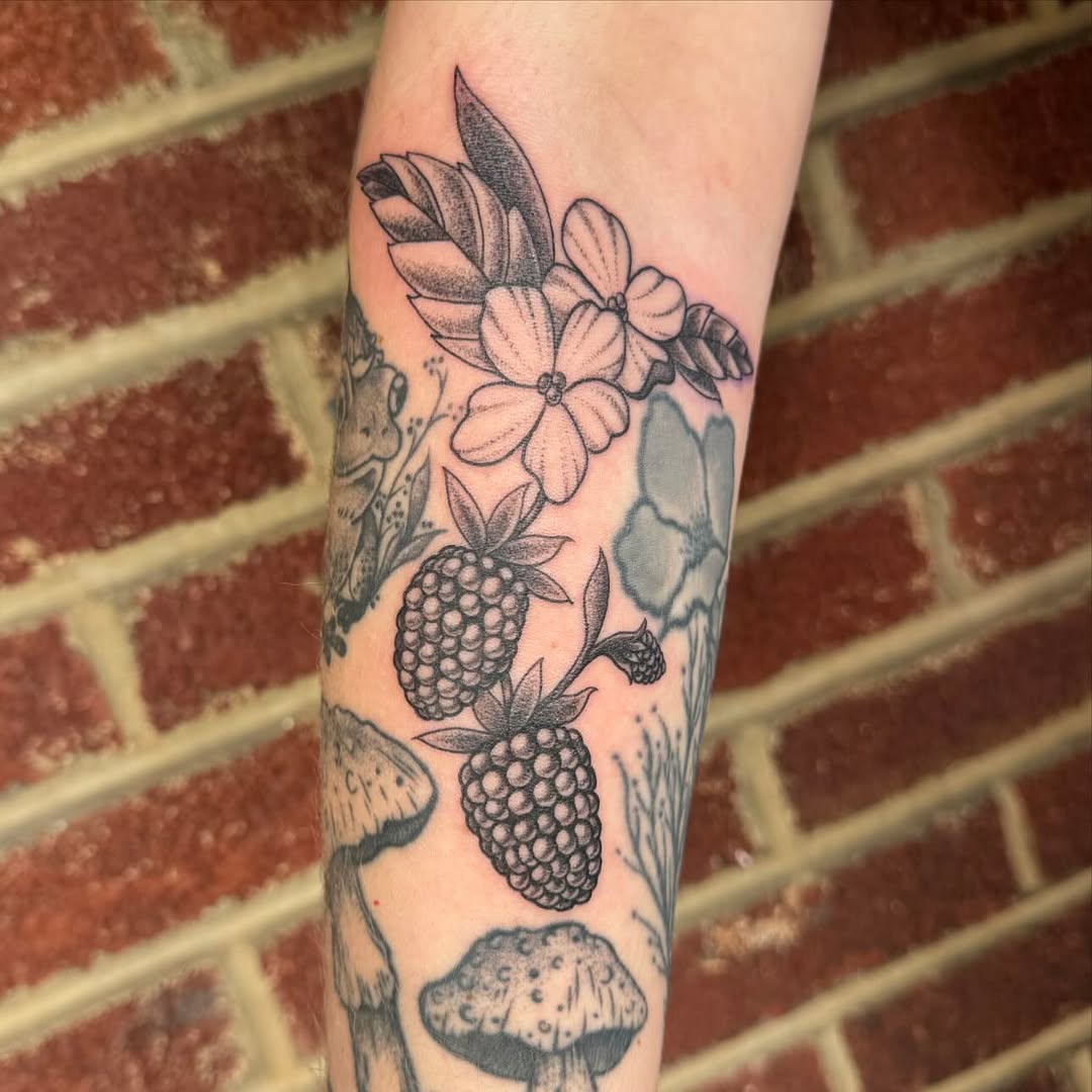 Tattoo by @smallpoke โ black_and_grey, fine_line