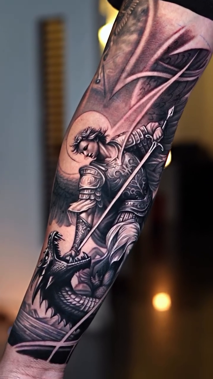 Tattoo by @estebanceron_art — realism, black_and_grey