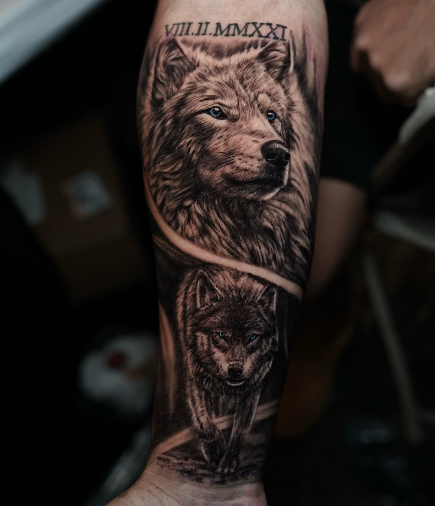 Tattoo by @devinmullentattoos — realism, black_and_grey