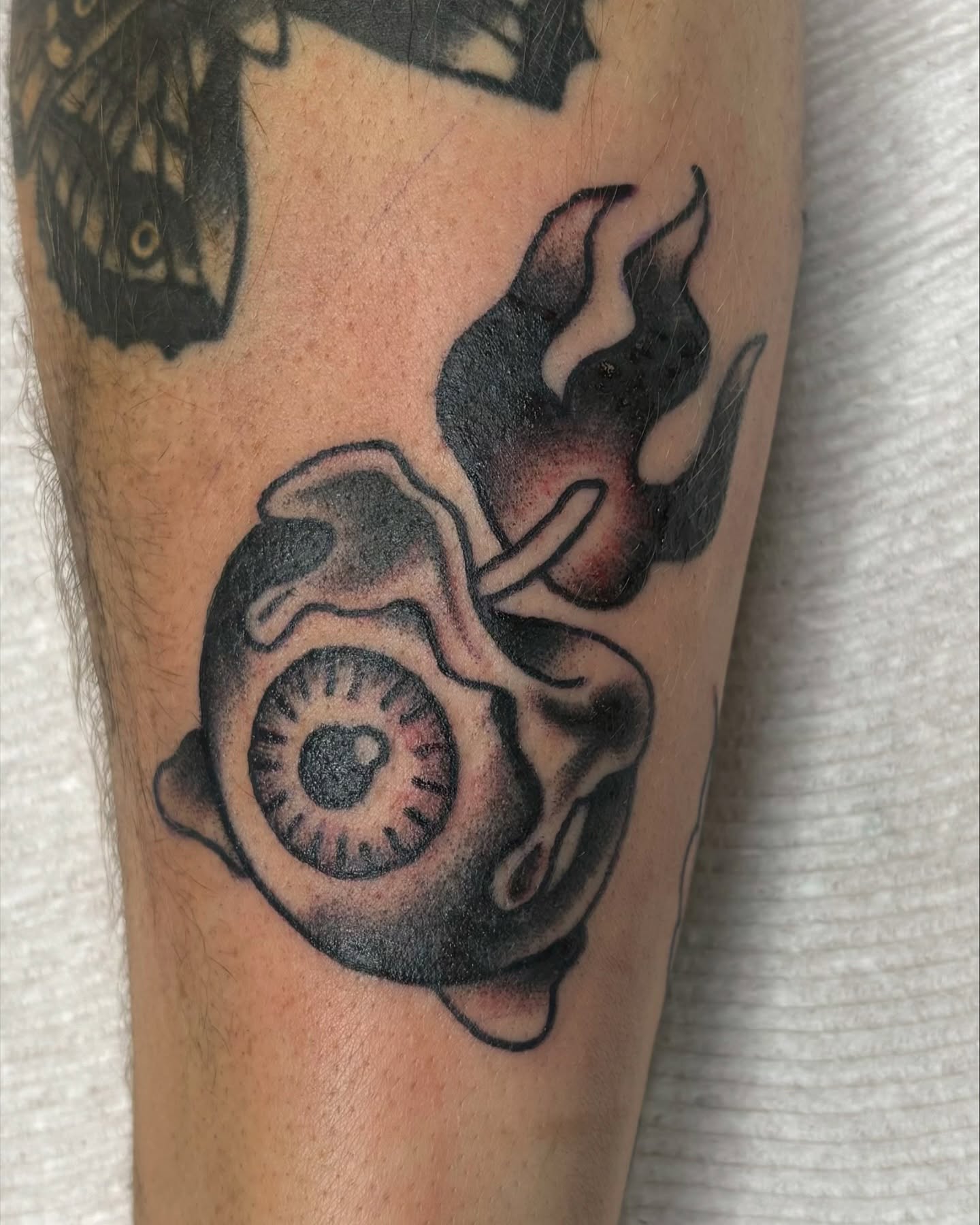 Tattoo by @bridgetsmithtattoos — black_and_grey