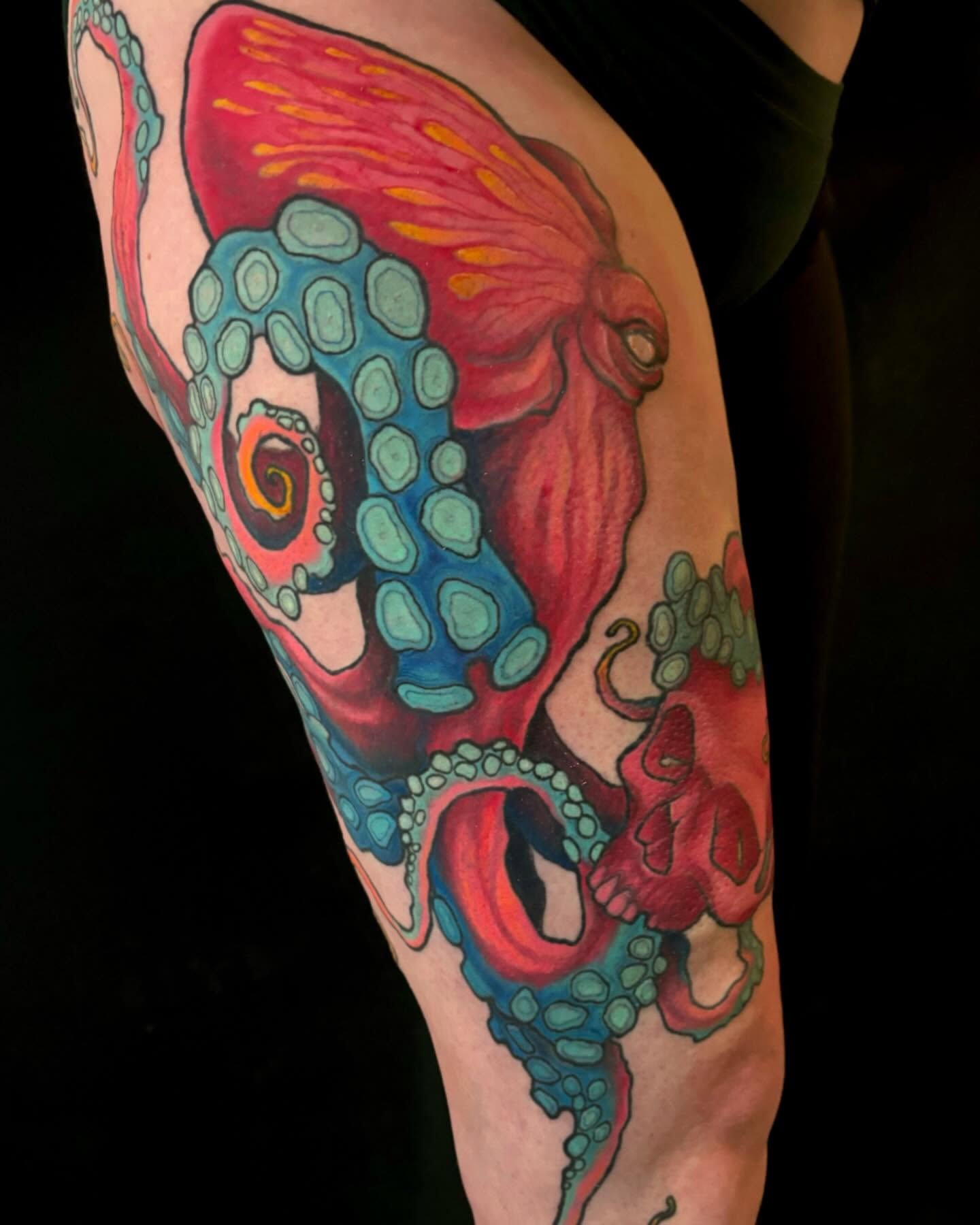 Tattoo by @chalmskinart — new_school, realism