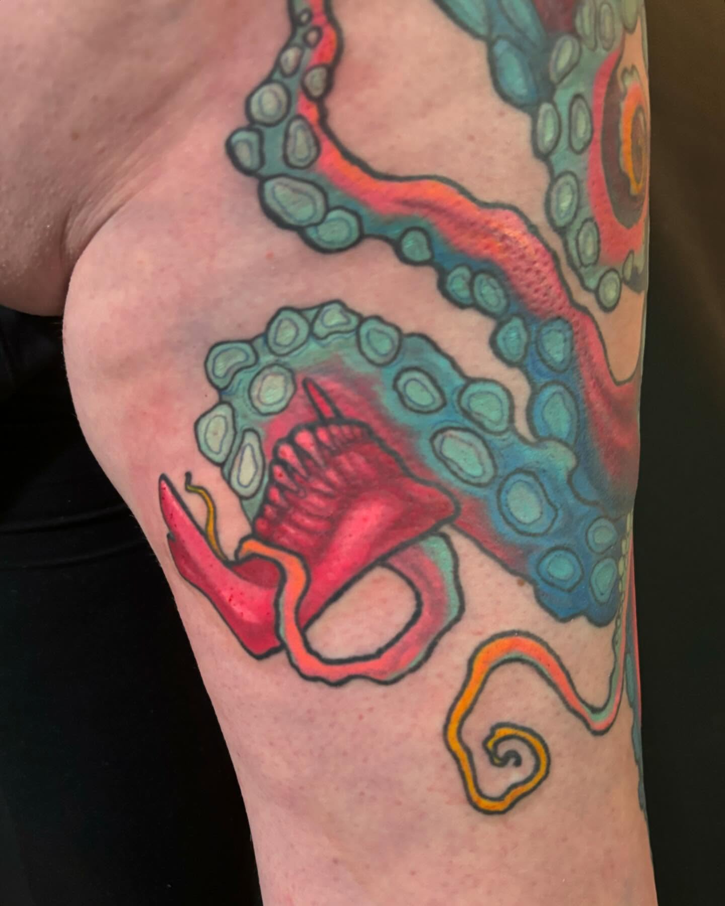 Tattoo by @chalmskinart — new_school, realism