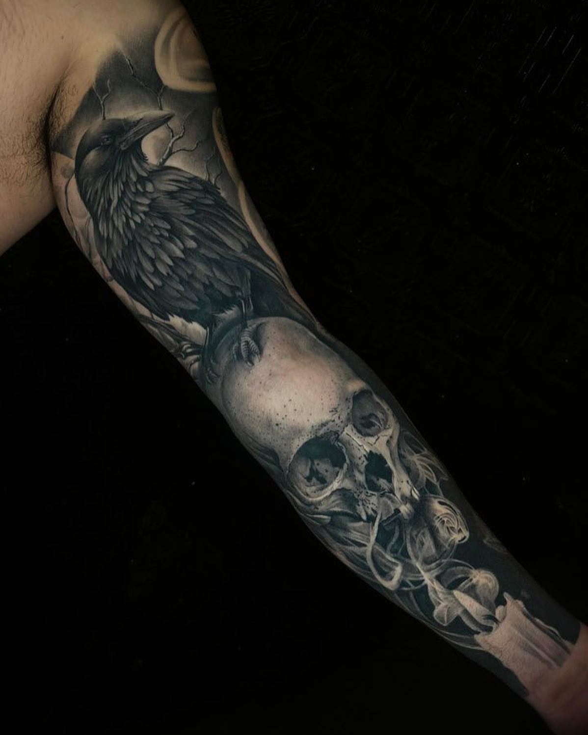 Tattoo by @tan_hope_mm — black_and_grey, realism