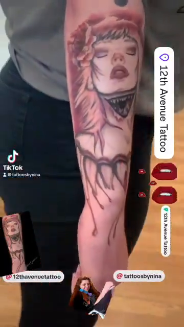Tattoo by @tattoosbynina — realism, black_and_grey