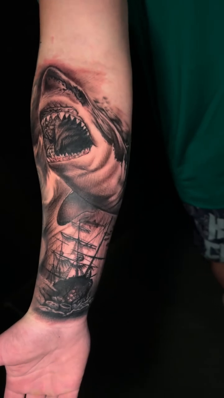 Tattoo by @tattoo_katie — realism, black_and_grey
