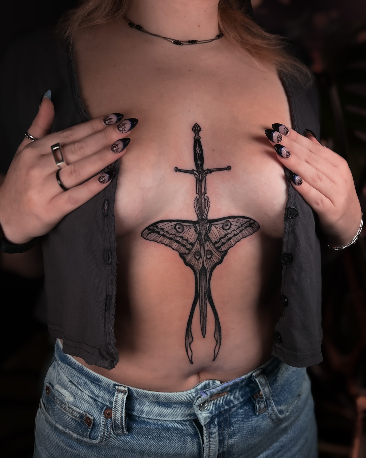 Tattoo by @xandria.tattoos β black_and_grey, geometric