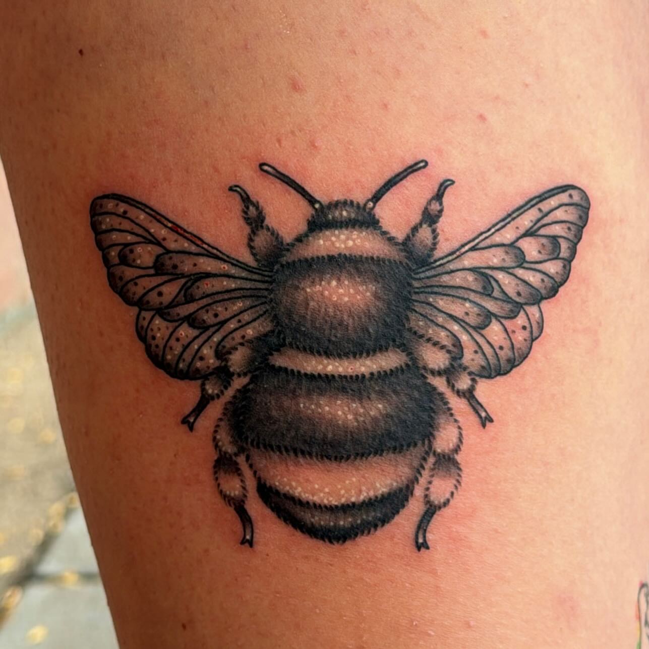 Tattoo by @spiritfleshtattoo — dotwork