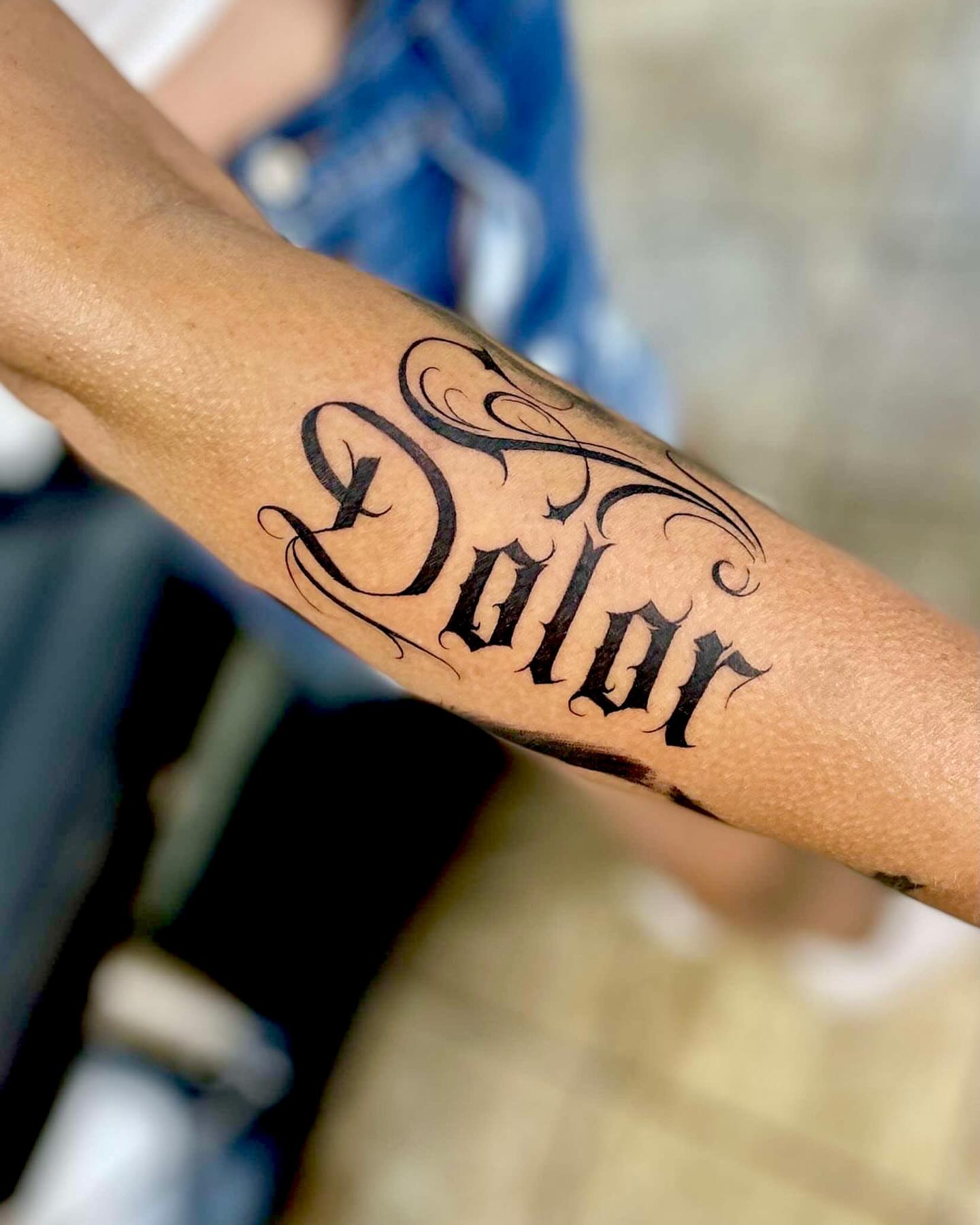 Tattoo by @inkbychuy — lettering_script