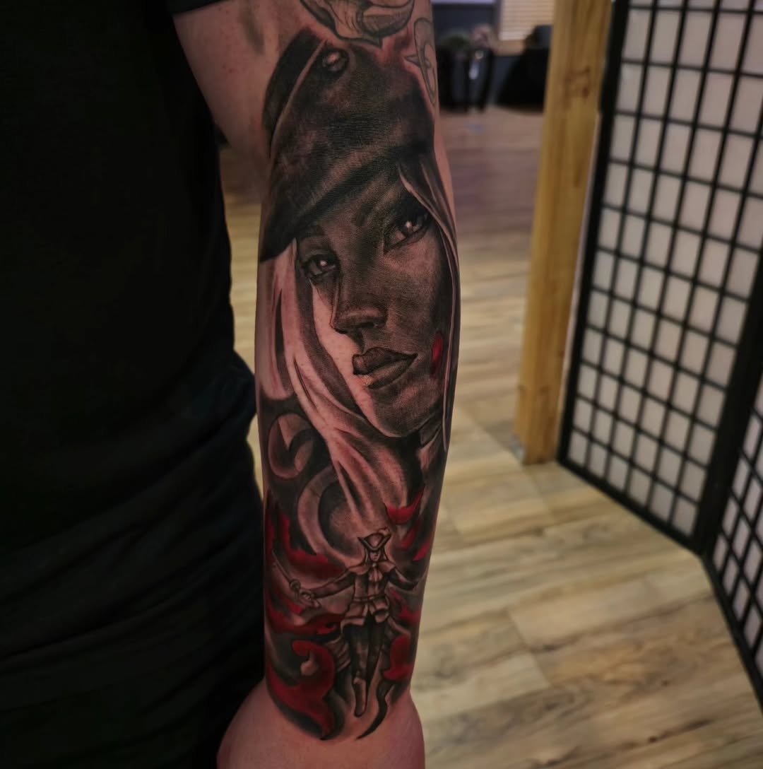 Tattoo by @codylambert_tattoos — black_and_grey, realism