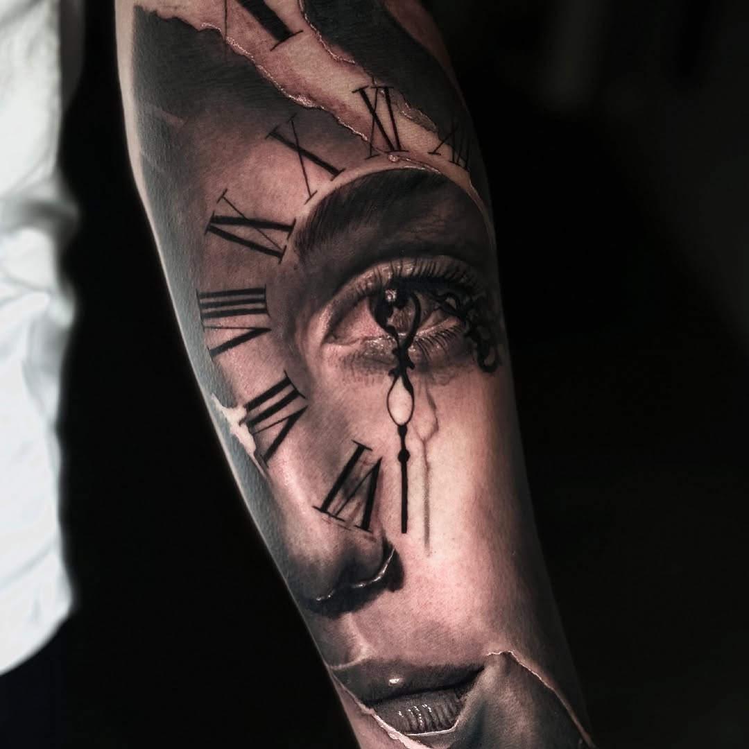 Tattoo by @rene_artt — realism, black_and_grey