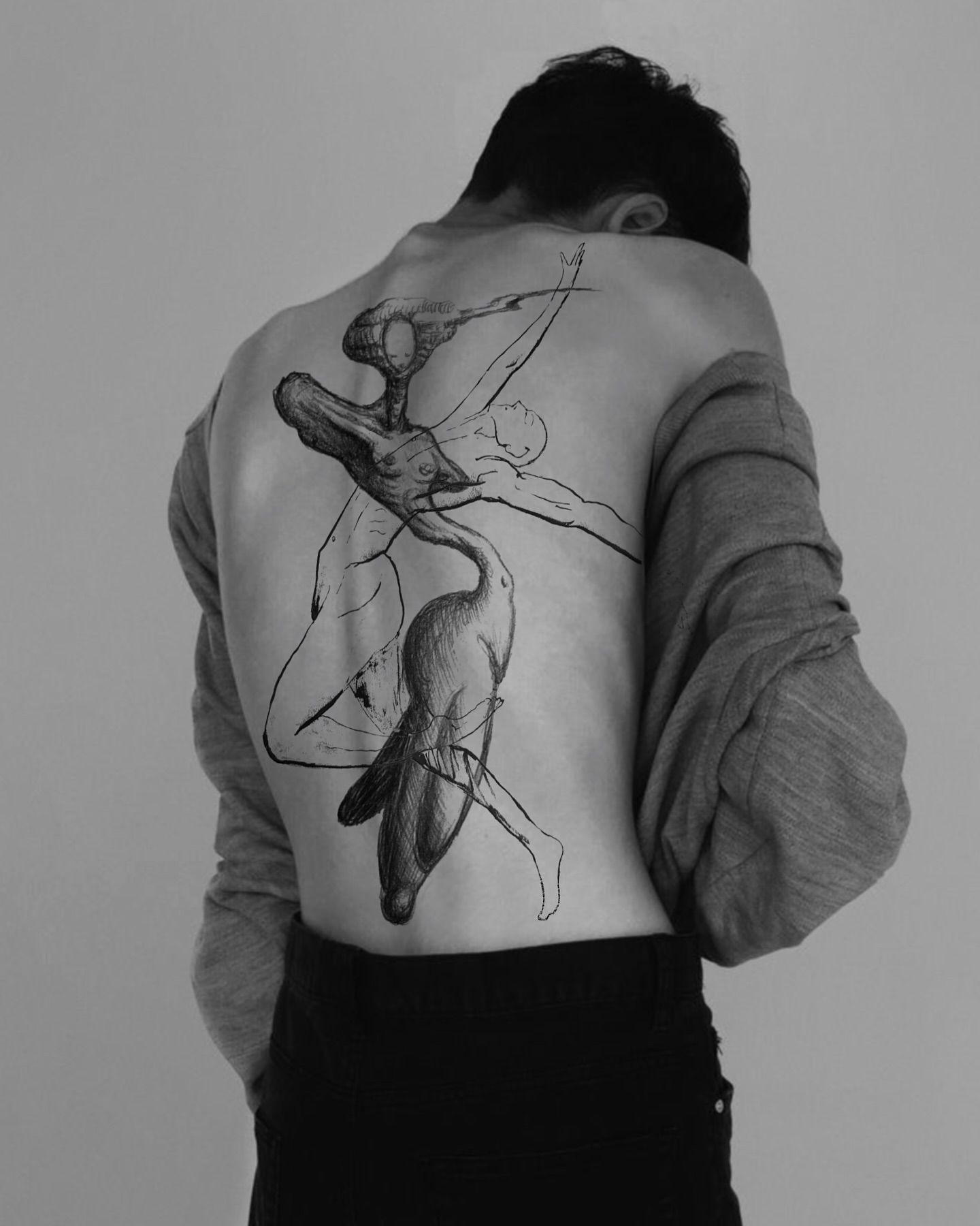 Tattoo by @beingtattoos — black_and_grey