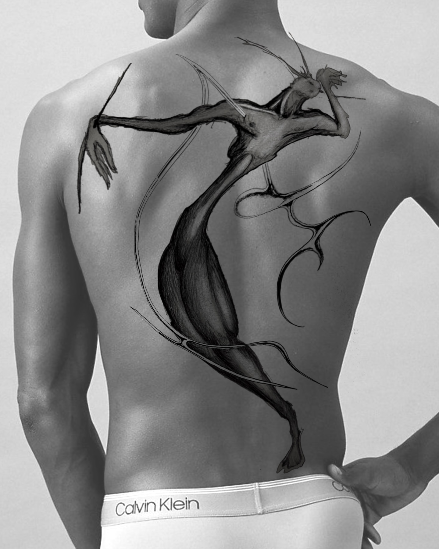 Tattoo by @beingtattoos — black_and_grey, illustrative