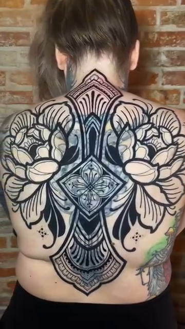 Tattoo by @aliciamarietattoo — black_and_grey, ornamental