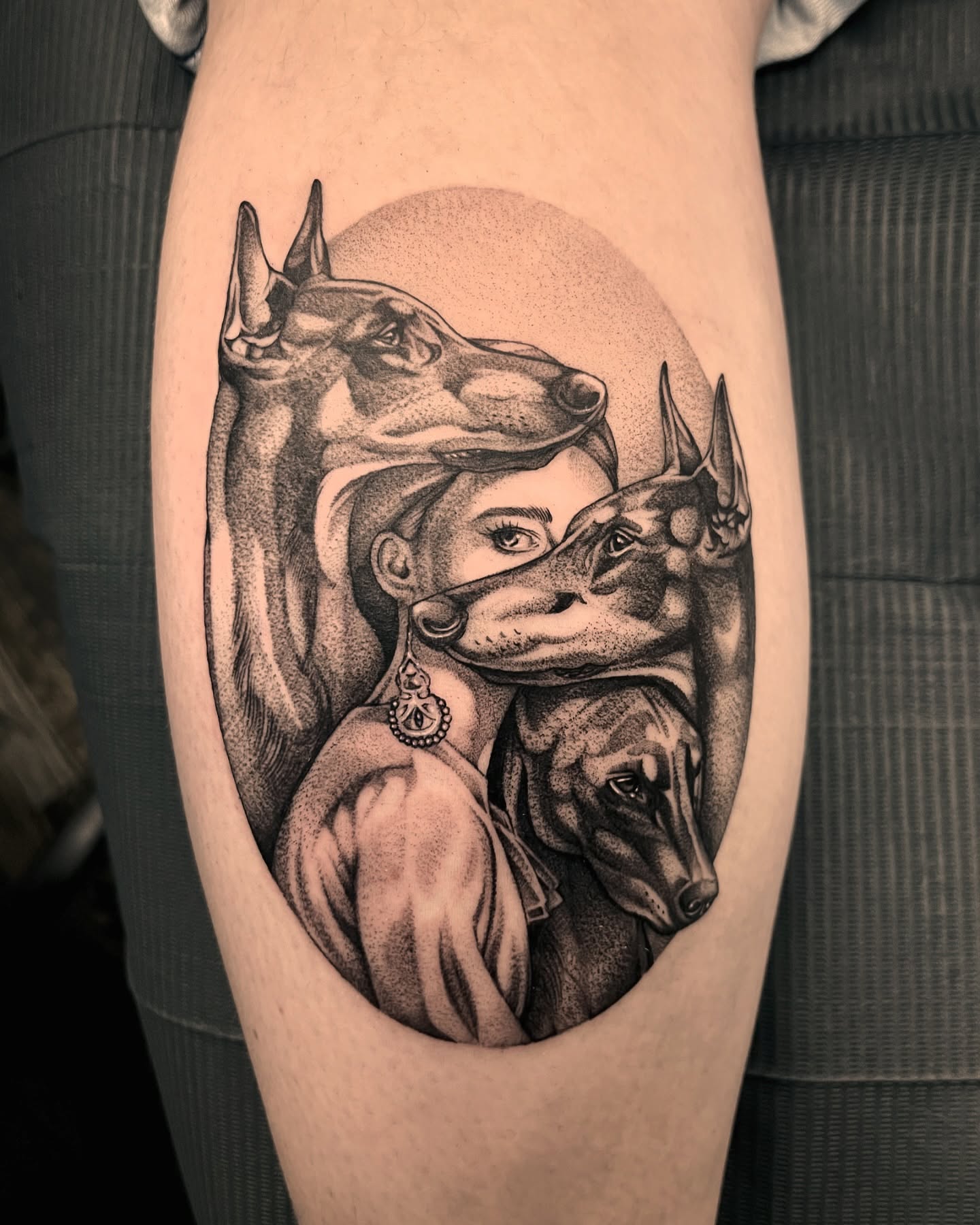 Tattoo by @turnipgirl_tattoo — dotwork, realism