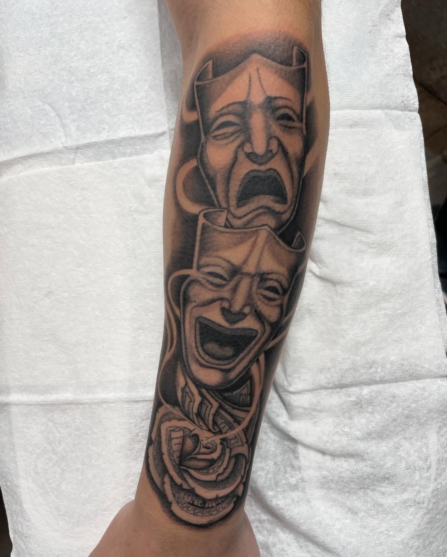 Tattoo by @mosestattoos — black_and_grey