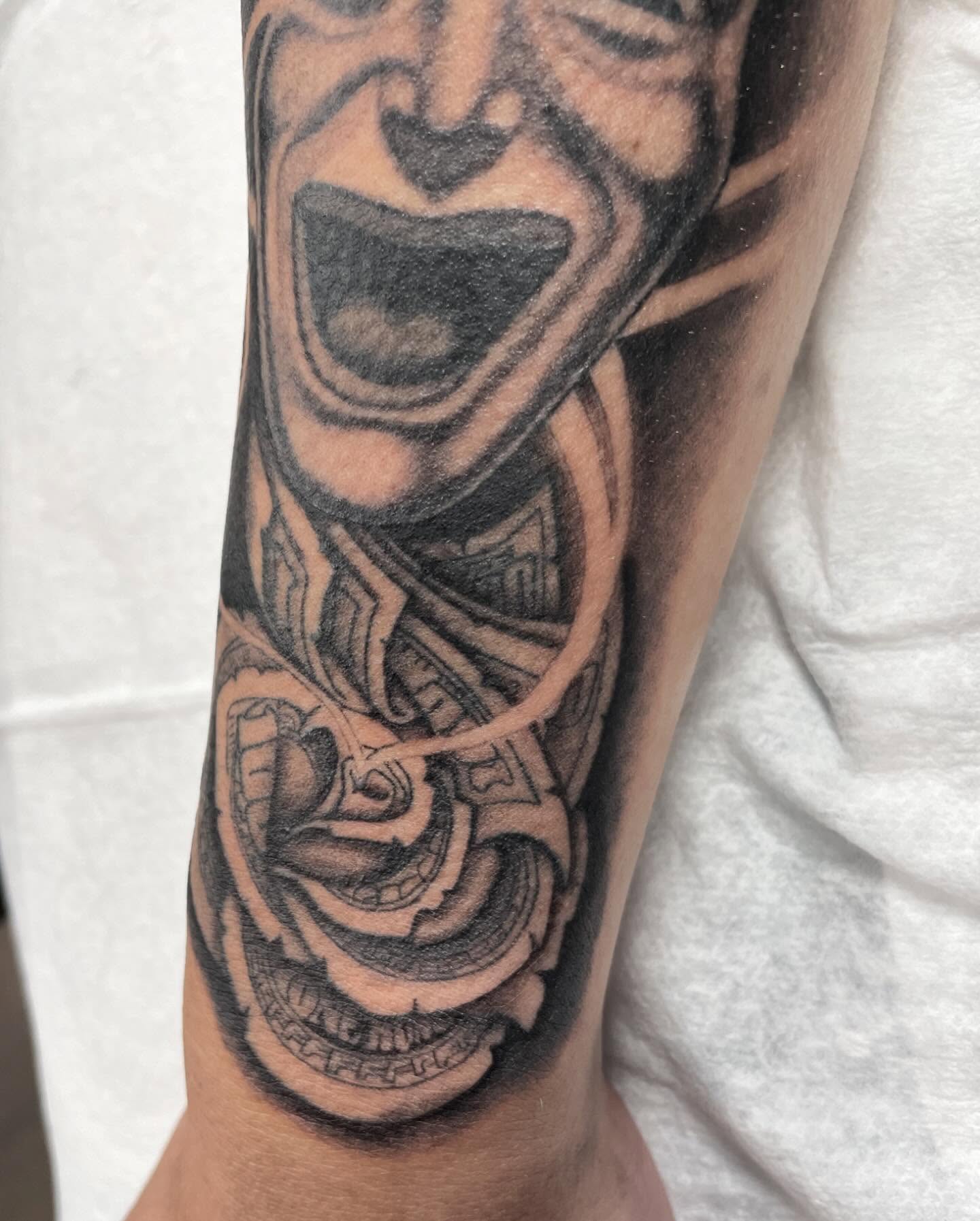 Tattoo by @mosestattoos — black_and_grey, realism
