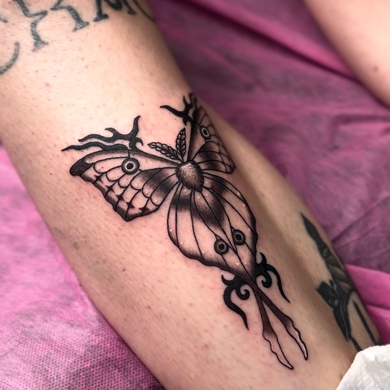 Tattoo by @spiritfleshtattoo — black_and_grey