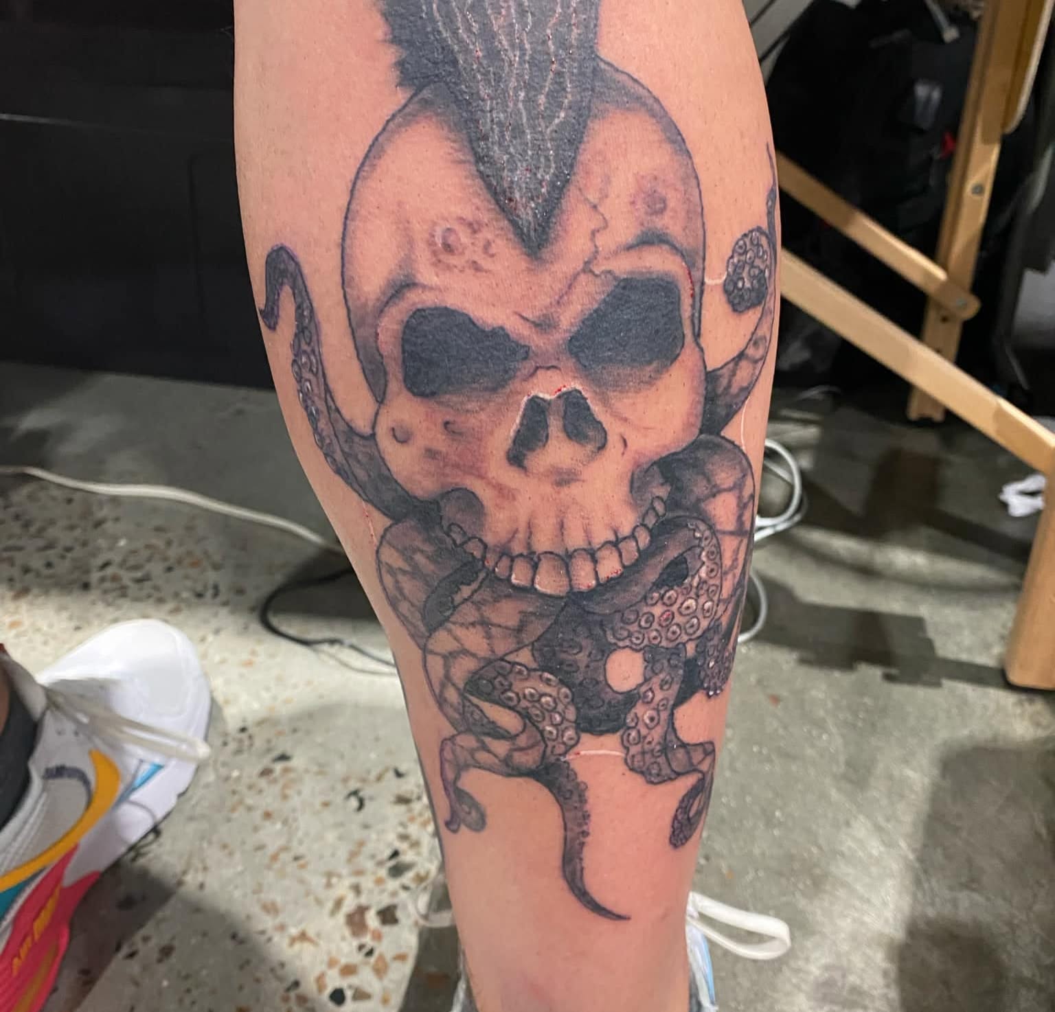 Tattoo by @lucast48 — black_and_grey, realism