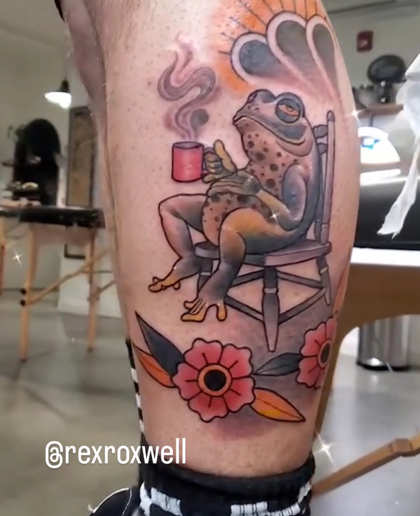 Tattoo by @rexroxwell — american_traditional