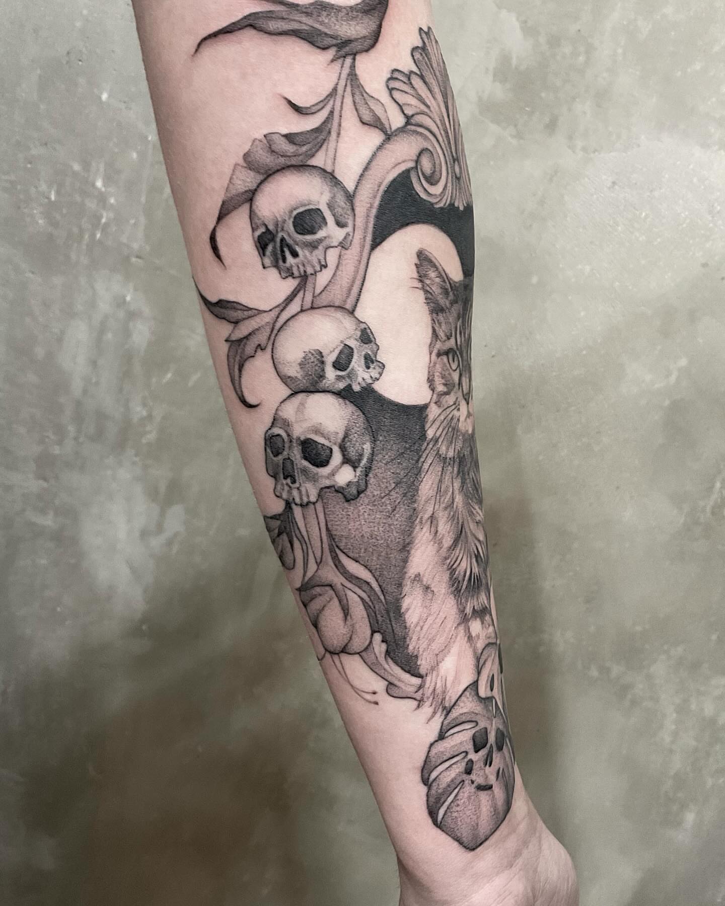 Tattoo by @ambrosia.tattoos — black_and_grey