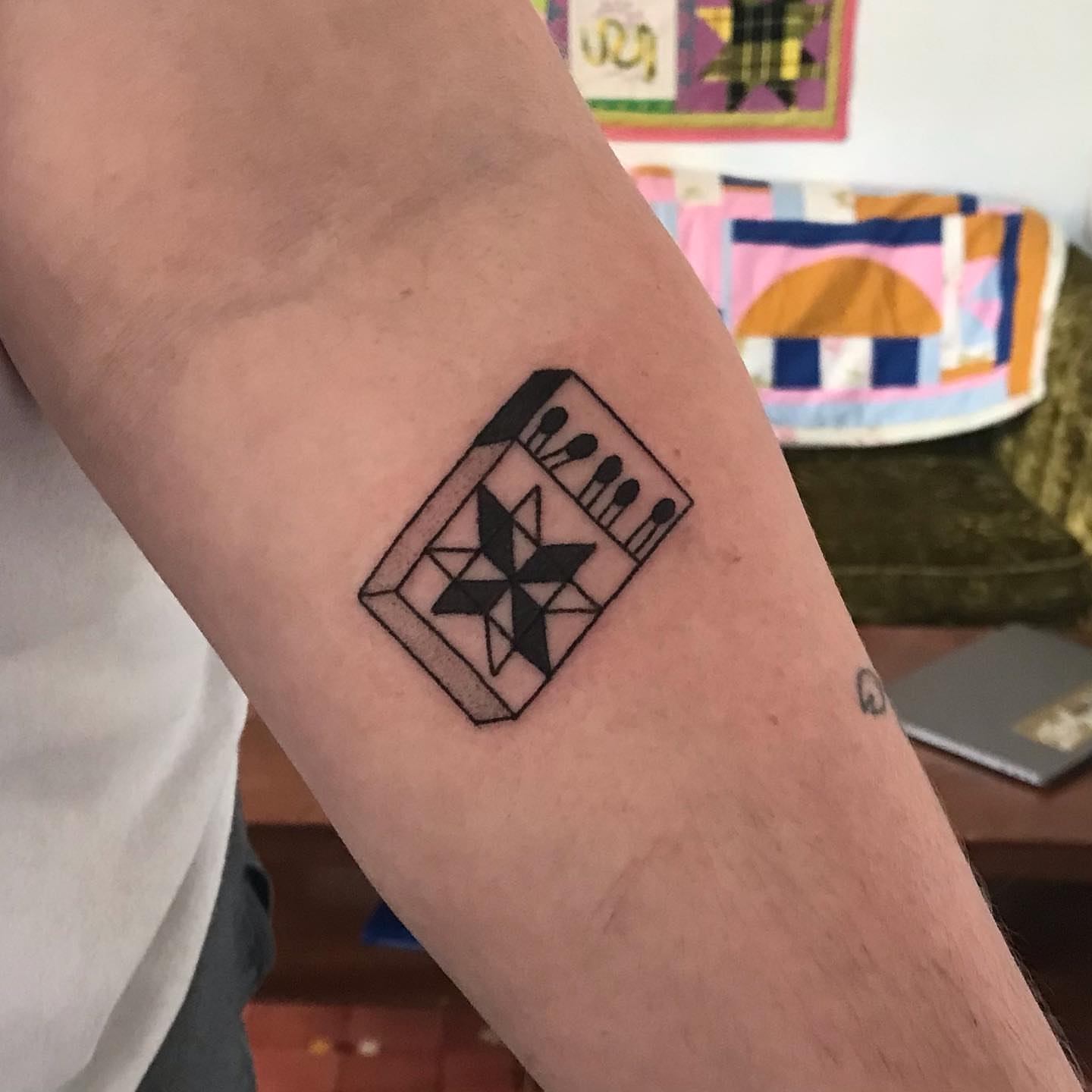 Tattoo by @hocuspokus_ — geometric