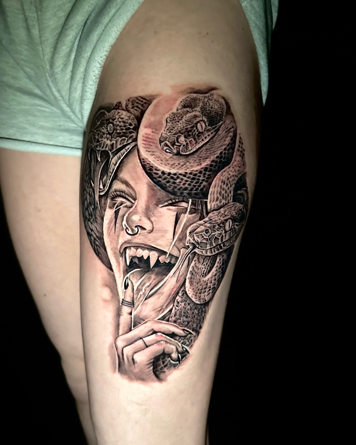 Tattoo by @330tattooist — realism, dark_realism