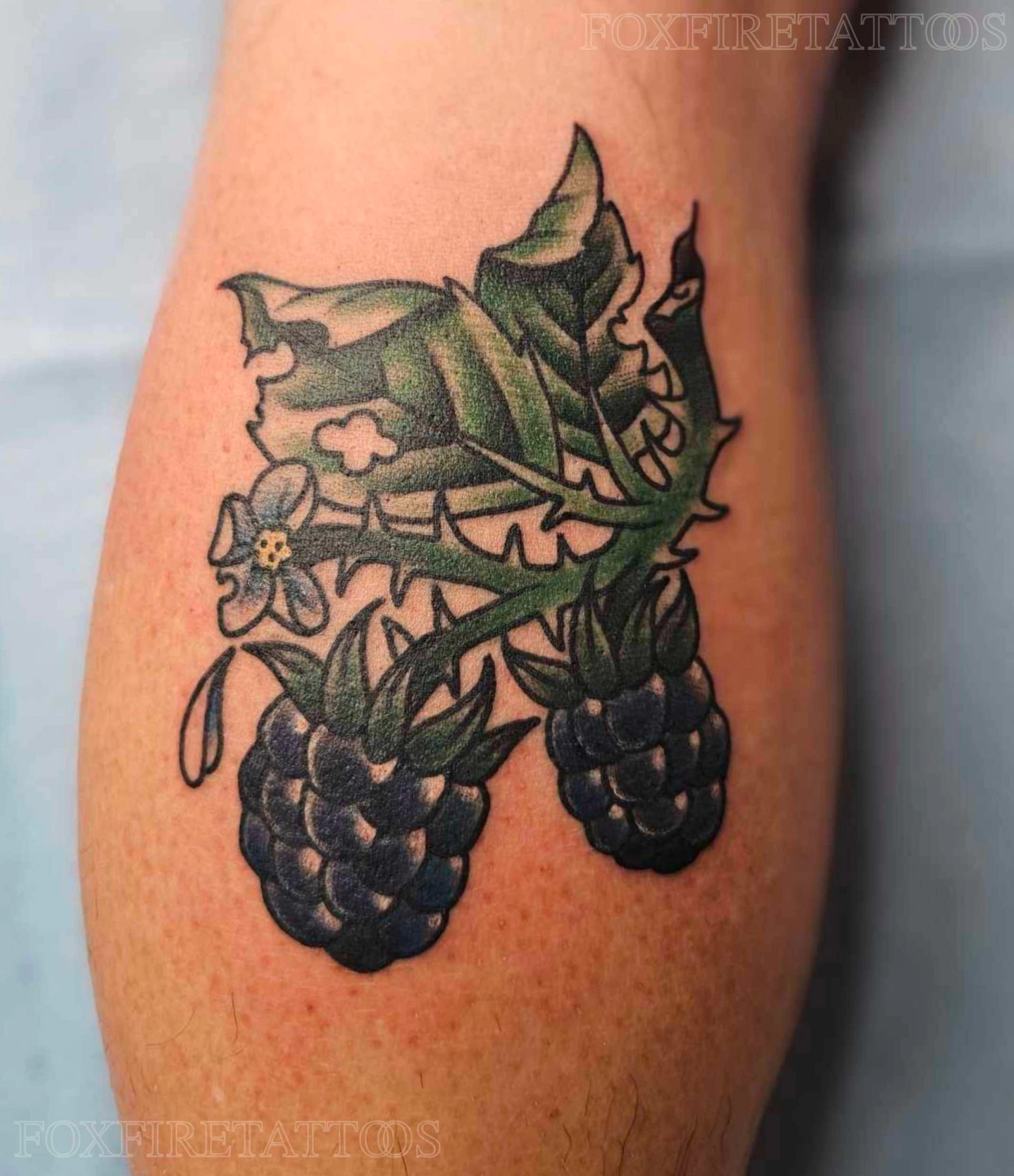 Tattoo by @foxfiretattoos β black_and_grey, realism