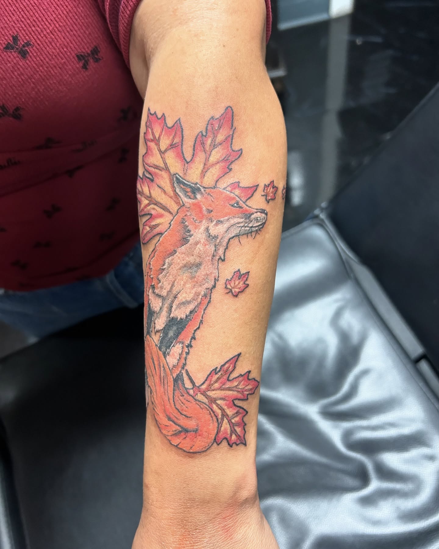 Tattoo by @austin_megallon — realism, dotwork