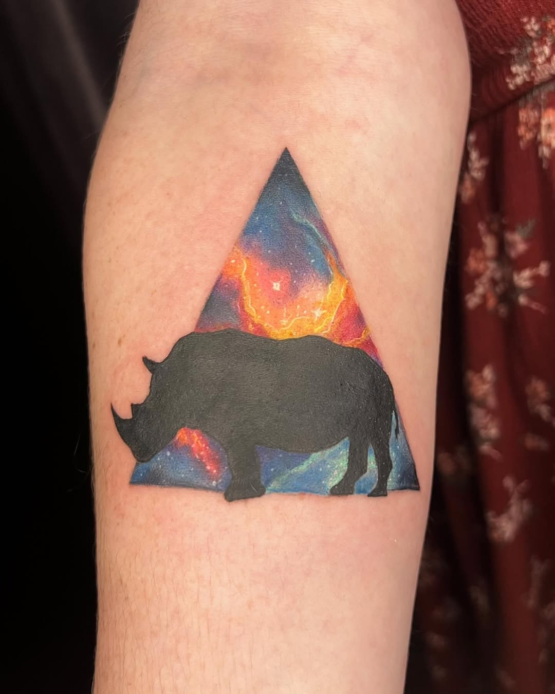 Tattoo by @oddratink — blackwork, realism