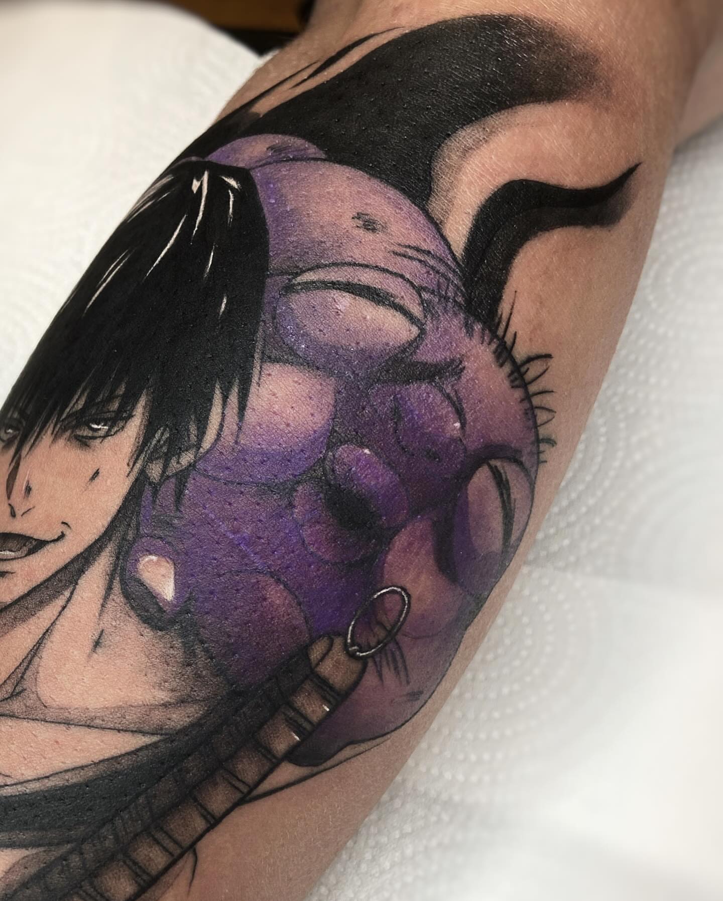 Tattoo by @yatattoos — anime, realism