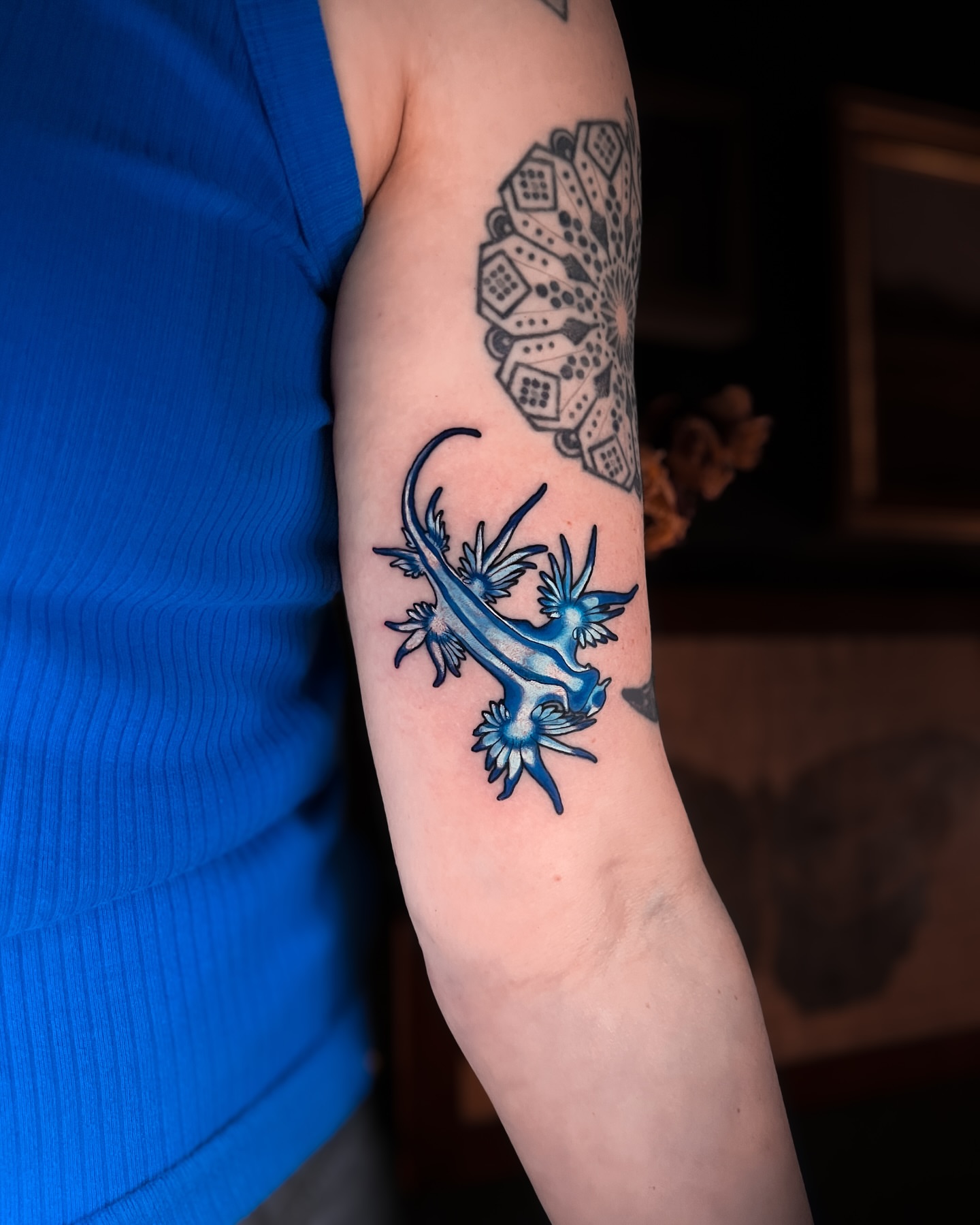 Tattoo by @xandria.tattoos β new_school, dotwork
