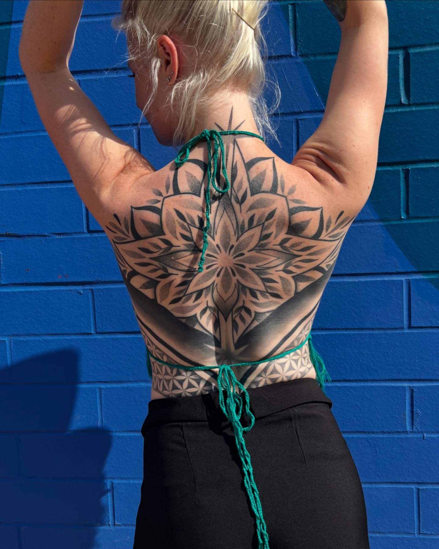 Tattoo by @tru_blu_tattoos — geometric