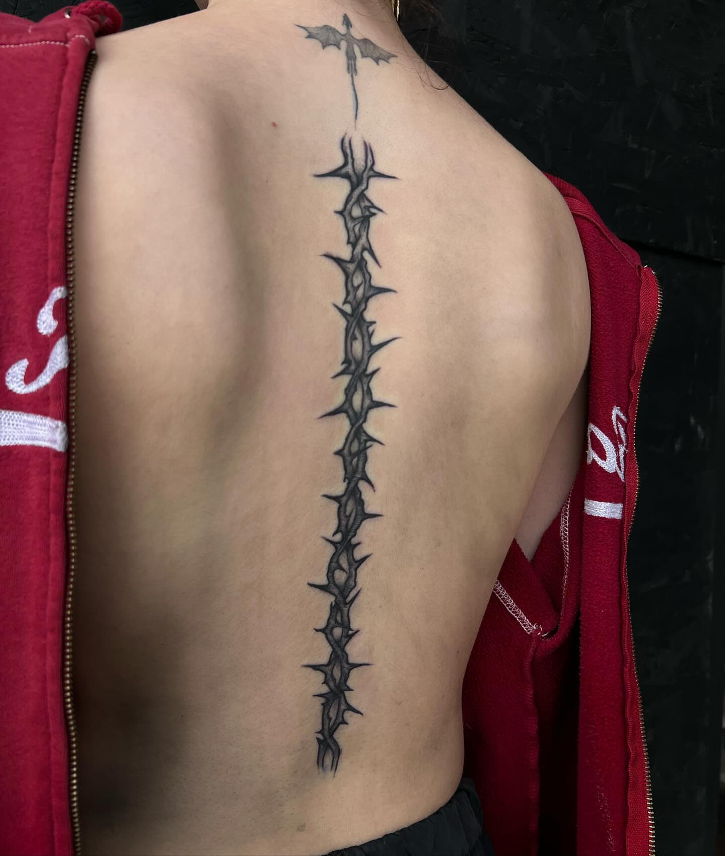 Tattoo by @theclovengnome — black_and_grey