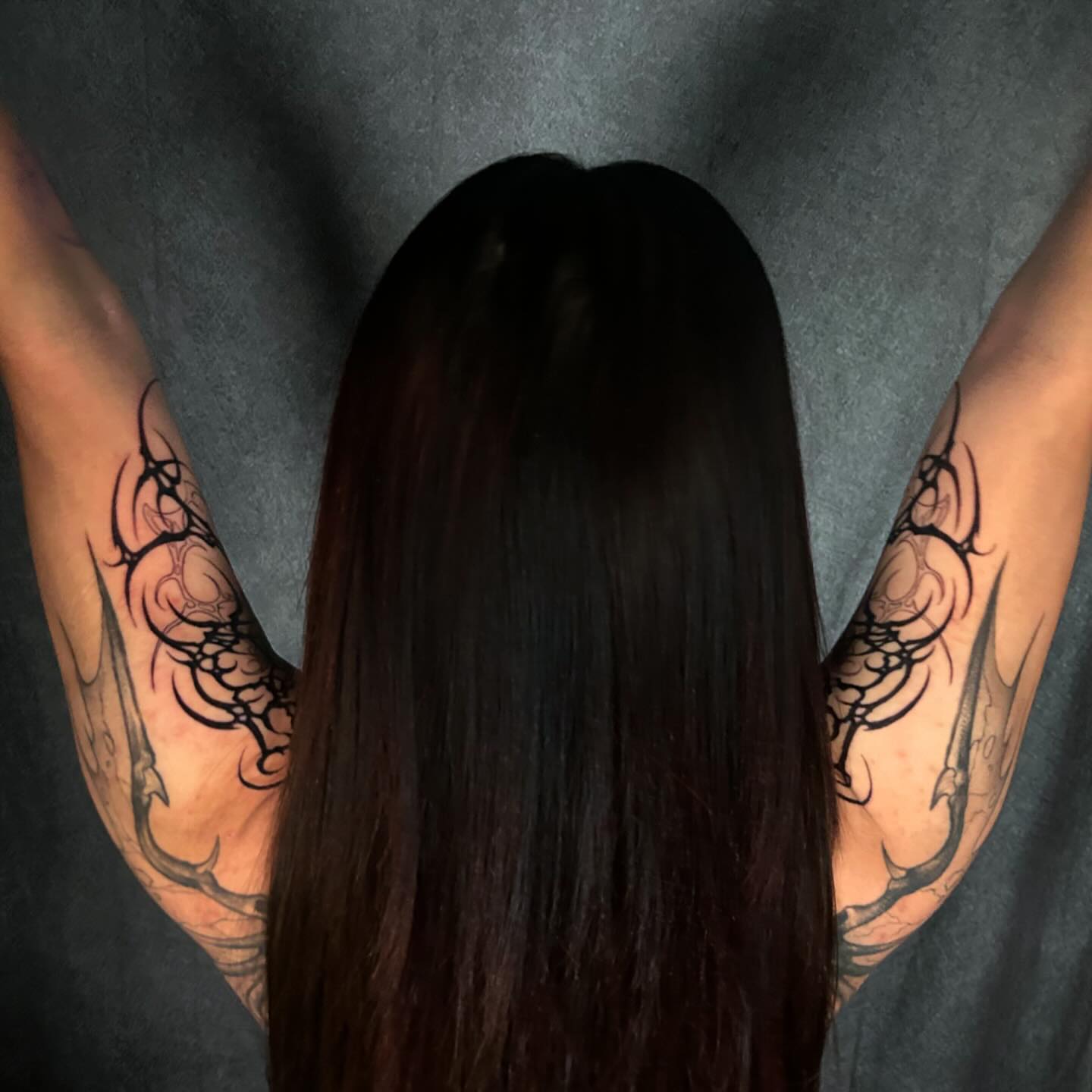 Tribal design tribal tattoo on the upper arm by ♡︎ Kaylie ♡︎, Tacoma, Washington
