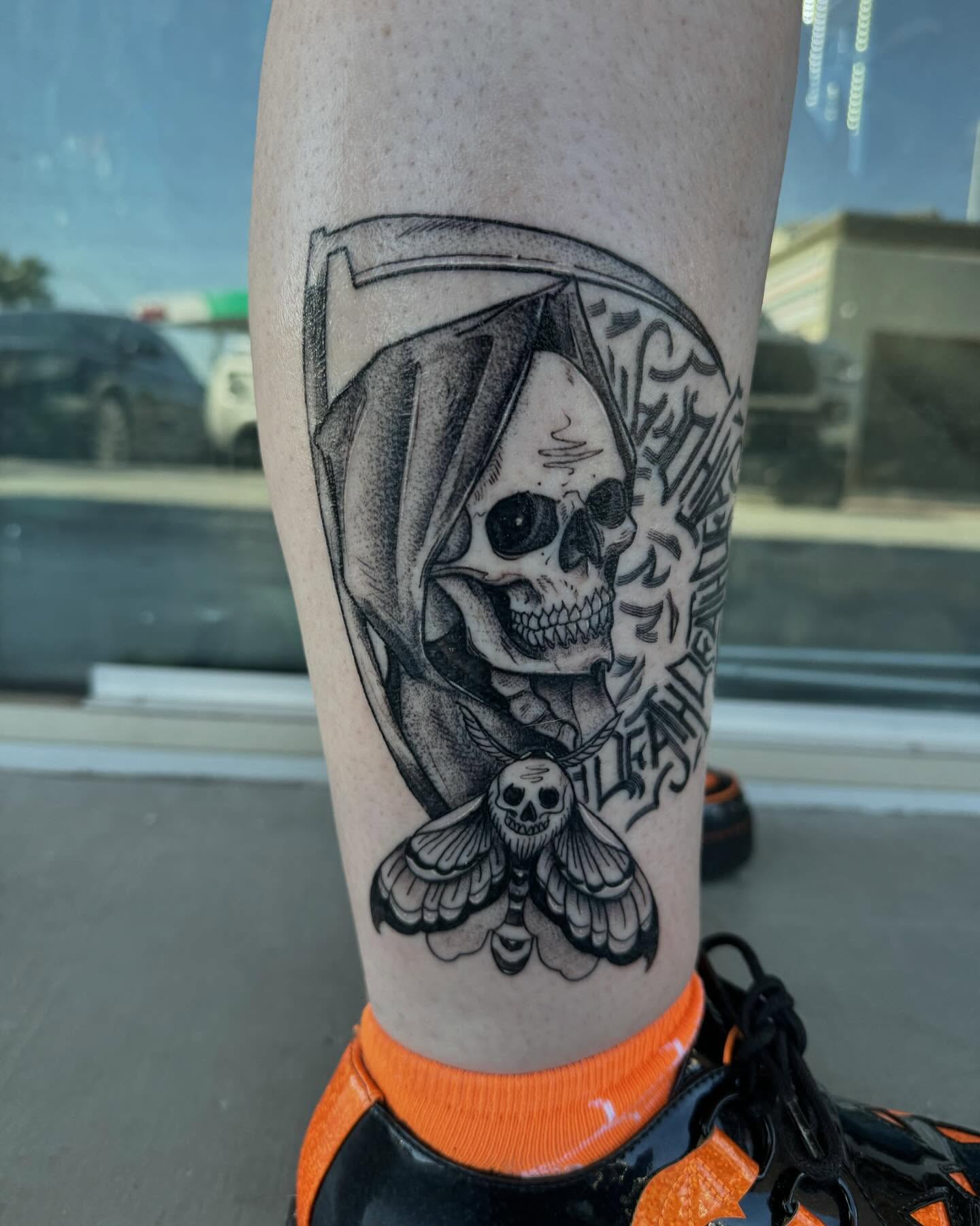 Tattoo by @kylehtattoo — black_and_grey, realism